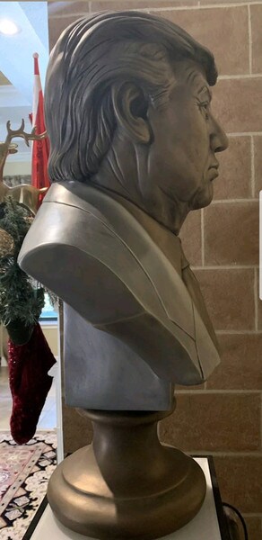 Life Size Donald Trump Portrait Bust Sculpture Large President Statue